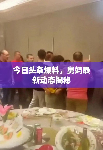 今日头条爆料,舅妈最新动态揭秘
