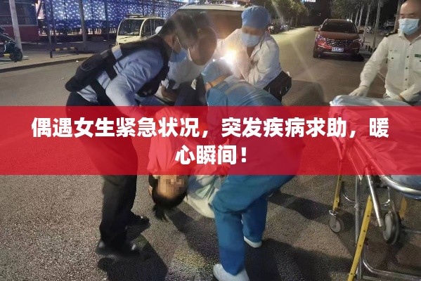 偶遇女生紧急状况,突发疾病求助,暖心瞬间!