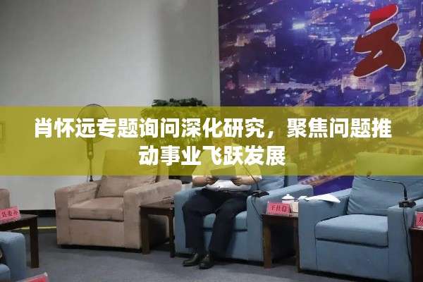 肖怀远专题询问深化研究,聚焦问题推动事业飞跃发展