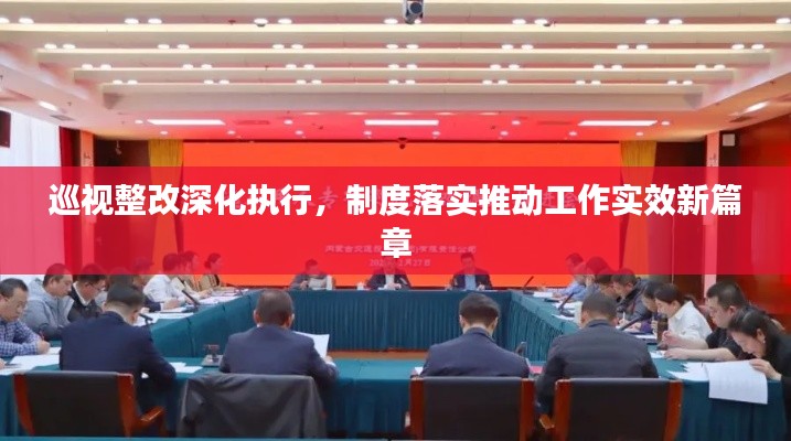 巡视整改深化执行,制度落实推动工作实效新篇章