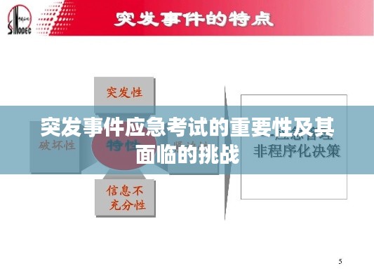 突发事件应急考试的重要性及其面临的挑战