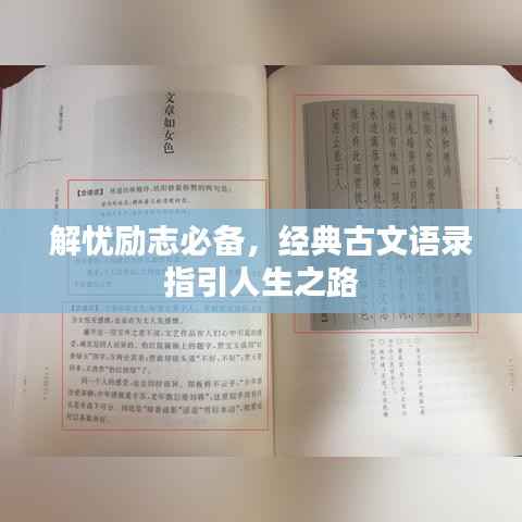 解忧励志必备,经典古文语录指引人生之路