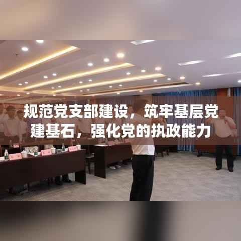 规范党支部建设,筑牢基层党建基石,强化党的执政能力