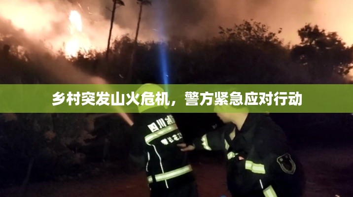 乡村突发山火危机,警方紧急应对行动